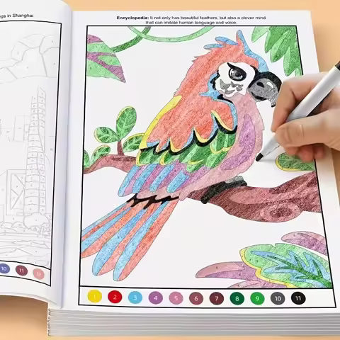 Concentration Training Coloring Book for Kids Pattern Coloring Pages Stress Relief Art Activity Book
