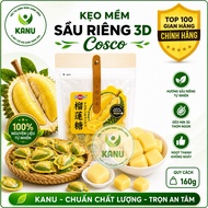Cosco Taiwan pure 3D sticky durian candy 160g, delicious and cheap snacks