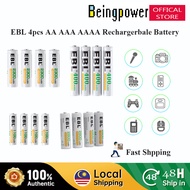 EBL BATTERY AAA AA Battery Bateri 4/20/40pcs Batteries [1.2V NiMh] Battery 电池 For Radios Toy Camera 