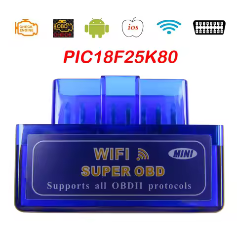 Wifi V1.5 ELM327 OBD2 Car Diagnostic Scanner PIC18F25K80 For Android/iOS V 1.5 Elm 327 Wi-Fi OBD 2 i