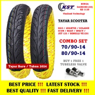 TAYAR SCOOTER EGO / NOUVO 70/90-14 - 80/90-14 - 90/90-14 - 70/90-16 - 80/90-16 Tayar Motor BUNGA DIA