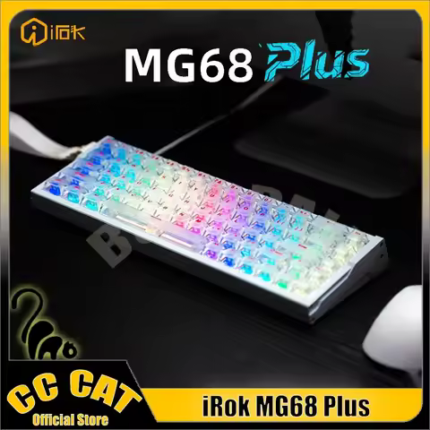 Irok MG68 Plus Keyboard Magnetic Switch Gamer keyboards Mechanical Keyboard RGB 8K PC ESports Hot Sw