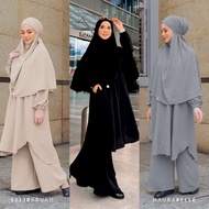 HAURABELLE NOURA SET HAJI UMRAH FREE KHIMAR IRONLESS BERPOKET