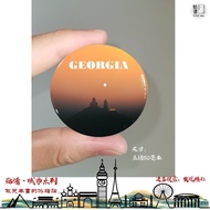 Georgia Georgia Refrigerator Stickers Tbilisi Tbilisi Georgia Flag Refrigerator Stickers Souvenirs