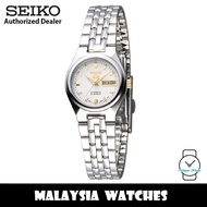 Seiko 5 SYMK41K1 Automatic Silver White Dial Hardlex Crystal Glass Stainless Steel Women's Watch