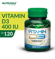 Nutrimax Vitamin Vitamin D3 400 IU Kesehatan Tulang Gigi Imunitas Osteoporosis Imun Tubuh