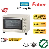 Faber 35L Electric Oven 2 in 1 (3D Diamond Surface) Grill Oven Toaster Ketuhar Elektrik Murah 电烤箱 FE