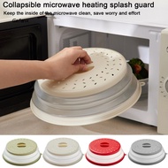 [Ge] Microwave Food Cover with Handle Steam Vent Microwave Cover Foldable Vented Microwave Splatter Cover with Handle Heat-resistant Bpa-free Lid for Plate Dish Bowl Kitchen