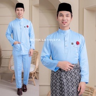 BAJU MELAYU BIRU BAJU MELAYU DUSTY BLUE BAJU MELAYU BABY BLUE BAJU MELAYU SAIZ BESAR BIRU BAJU MELAY