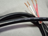 日本製絕版黑色CANARE 4S11G OFC版Audio Speaker cable 約1.8M HI-FI音響用四芯喇叭線一條 MADE IN JAPAN