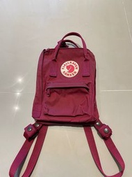 二手 小狐狸 Fjallraven kanken mini後背包 紫紅色