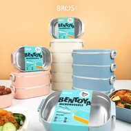 BROS Bentoya Nova 850ml | SUS304 Microwave-Safe Food Container | Meal Prep Container | Lunch Boxes