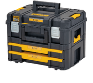 Global House DEWALT ชุดกล่องเครื่องมือแบบมีเพิ่ม 2 ลิ้นชัก TSTAK รุ่น DWST83395-1 รับประกันของเเท้