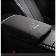 Audi suede armrest case cover A4L / A3 / Q3 / A5 / q5l / A6L / a7q2l hand pad protective cover