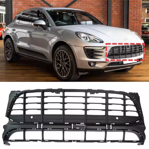 For Porsche Macan 2014-2017 car front bumper style grille OE: 95B807683H1E0