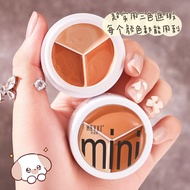 [2 Boxes 9.9] Three-Color Concealer Palette Genuine Product Cover Eye Bags Face Dark Circles Freckle