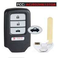 KEYECU FCC ID: ACJ932HK1310A 433.92MHz ID47 Keyless Smart Remote Key Fob for Honda Accord CR-Z 201