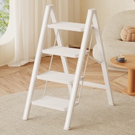 Ladder Folding Ladder 2/3 Step Household Carbon Steel Kitchen Step Stool Black Foldable Step Ladder