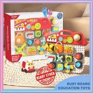 Busy Board Montessori Busy Cube Board Training Early Education Kids Busy Board Puzzle Budak AC-353