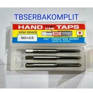 Right Handtap SKC ORI Japan M2x0.4 M2x0.45 M2.6x0.45 M3x0.5 M3x0.6 M3.5x0.6 M4x0.5 M4x0.7 M4.5x0.75t