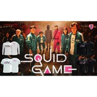 Squid Game Korea Hit Drama T-shirt Short/Long Sleeve Netflix Korean Drama (imitated product)