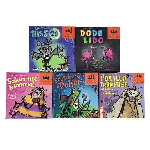 Three Magicians | Polilla | Biss 20 | Heuschrecken Poker |Schummel Hummel| Card Game | Board Game De