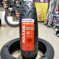 Ban Motor MAXXIS VICTRA 90/80-14 Soft Compound Ring 14 Tubeless Gratis Pentil