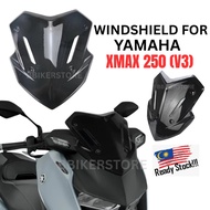 For Yamaha XMAX250 V3 XMAX 250 V3 (2025) Front Windshield Motorcycle Accessories Deflector Windscree