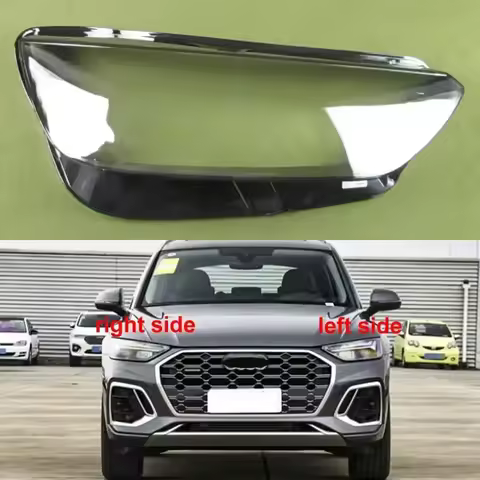 For Audi Q5 Q5L 2021-2024 Headlamp Cover Transparent Lamp Shade Headlight Shell Lens Plexiglass Repl
