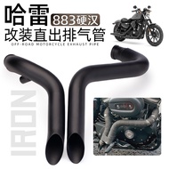 [2025NEW] Harley Exhaust Pipe VH Straight Out Exhaust 883 1200 48 XL883N Exhaust Pipe X48 Short Exha
