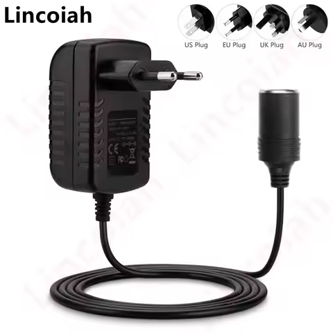 AC 110V/220V DC 12V 2A for Car Cigarette Lighter Power Supply Adapter Socket 12 V Volt Charger Conve