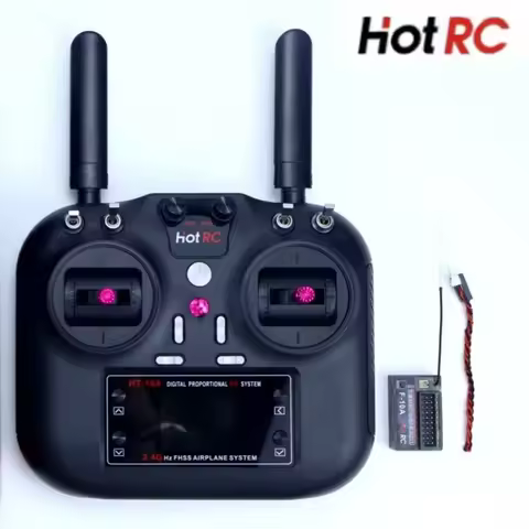Hotrc HT-10A HT10A 2.4Ghz 10CH Remote Controller F-10A F10A Receiver For RC Aircraft Vehicle Boat Dr