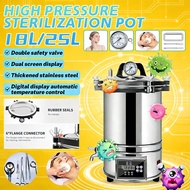 Stainless Steel Steam Autoclave Sterilizer Dental Pressure Sterilization Autoclave  Retort Machine S