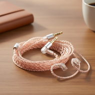 KBEAR 4-Core Pure Copper Replacement IEM Cable with 3.5mm Plug for MMCX QDC TFZ 2PIN Earphones KZ ZS