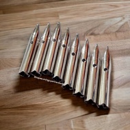 10 smooth metallic pen nibs, MG fountain pen nibs - VVP Phoenix