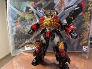 (原廠正版) 二手新淨齊件有盒已組裝，由於怕拆散再入盒會整花合金，交收時直接這個形態交易不會拆散入返盒 ， pose plus pose +  勇者王 Gaogaigar