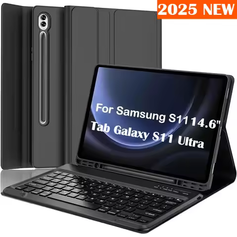 Keyboard Tablet Case for 2025 NEW Samsung Galaxy Tab S11 Ultra 14.6" S10 S9 S8 Ultra 14.6 Inch Magne