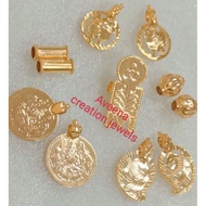 🧿Aveena creation premium Quality  Thali items set ( Not 916) real gold look