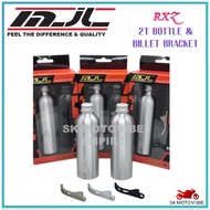 MJL 2T BOTTLE / BOTOL & CNC BILLET BRACKET { GREY / SILVER / BLACK } 250ML [ SESUAI UNTUK RXZ ]