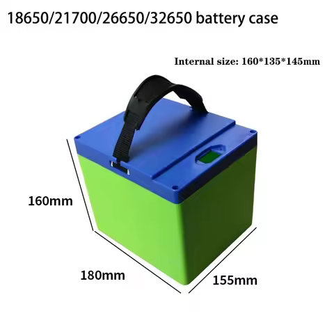 18650/21700/26650/32650 Lithium Battery Case 12V 24V 36V 48V 20Ah 30Ah 50Ah E-bike Battery Case Moto