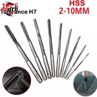[DRHT] 1PC 2-10mm Straight Shank Reamer HSS H7 Machine High Speed Steel Parallel Flute
