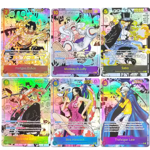 One Piece Card Game Manga Luffy Hancock Zoro Sabo Ace Law Op05-119 Op06-118 Op07-051 Op04-083 Op02-0