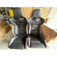 SSCUS SPORT SEAT VIPER 320 BRIDE / RECARO / SPACO / WIRA WAJA SATRIA PERSONA MYVI VIVA ALZA BLM FLX HILUX TRITON BLACK黑色