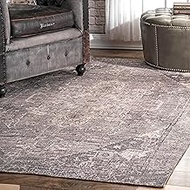 nuLOOM Siler Vintage Area Rug, 5' x 8', Grey