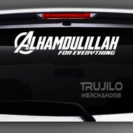 Alhamdulillah Sticker Font Text Avengers