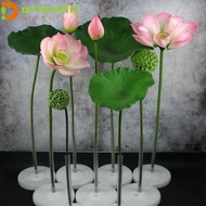 ORIENTLII Artificial Flower, Landscape Artificial Flower Pole Artificial Lotus, Lotus Long Stem Lotu