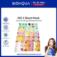 BIOAQUA Face Mask Peach Natural Sheet | Powder Powder Powder Powder Powder | Essence Sleeping | Face