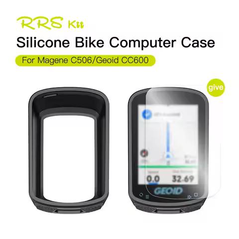 RRSKIT For Magene C506 Geoid CC600 Bicycle Computer Silicone Protective Cover Screen Film Bike GPS S