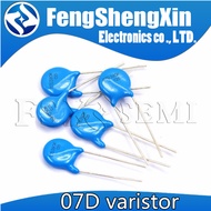 50pcs varistor 07D101K 07D121K 07D151K 07D180K 07D181K  07D201K 07D220K 07D221K 07D241K 07D270K 07D2