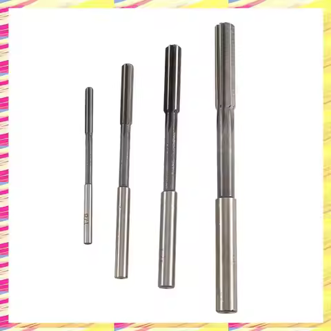 ABJJ H7 Machine Reamer HSS 1/8-3/16-1/4-5/16 H7 Straight Shank Chuck Milling Reamer, Easy To Use